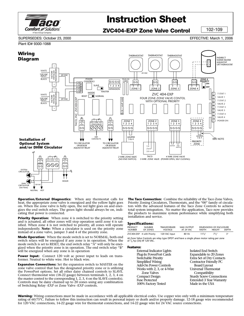 Taco 571 Zone Valve Wiring Diagram from s3.manualzz.com