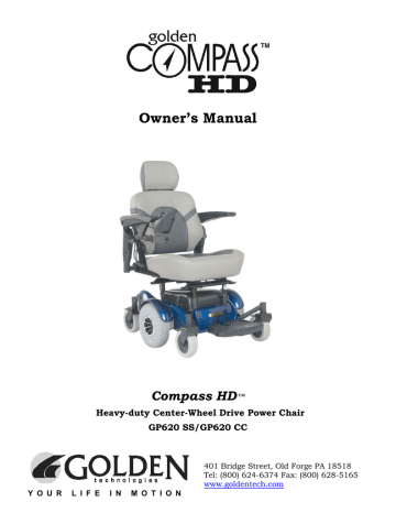 golden compass power chair manual