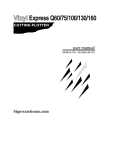 Vinyl Express Q60, Q75, Q100, Q130, Q160 User Manual