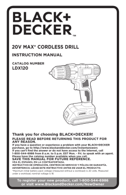 Black Decker Ldx1pk User Manual