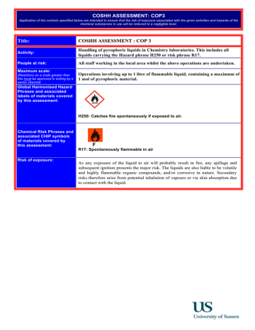 Cop3 Revised Handling Of Pyrophoric Liquids Pdf 239 59kb Manualzz