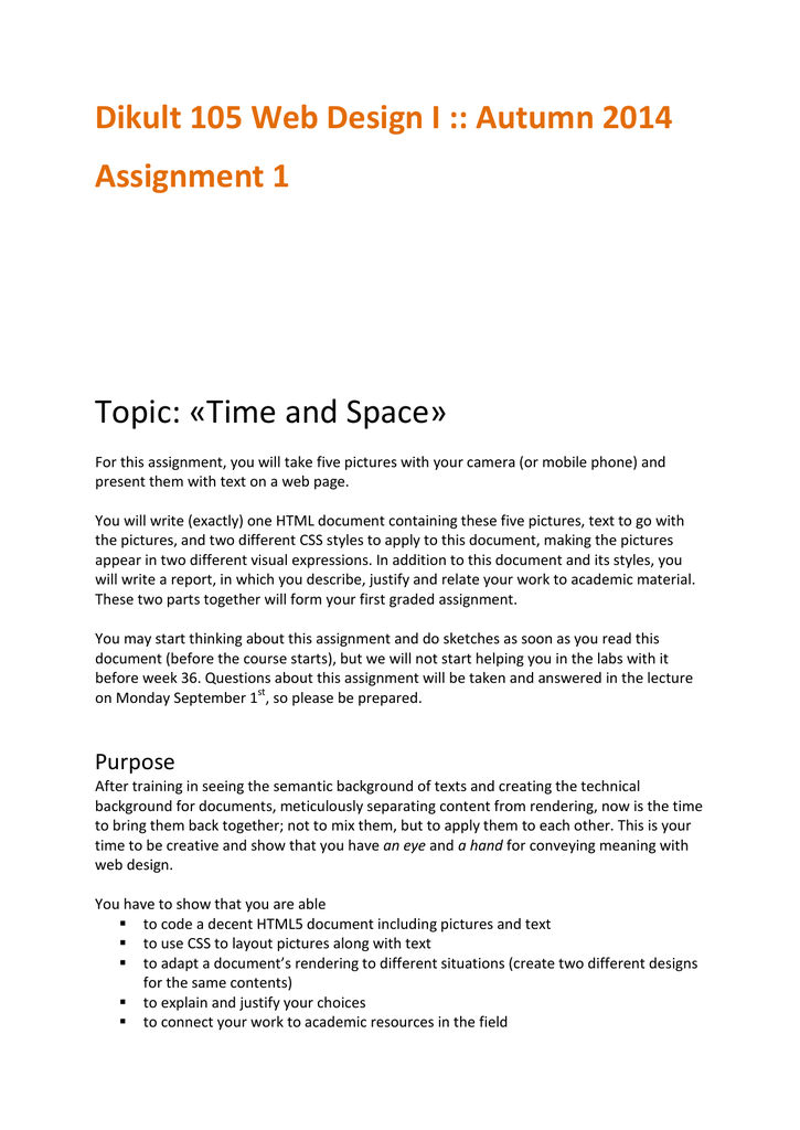 Assignment 1 instructions.pdf | Manualzz