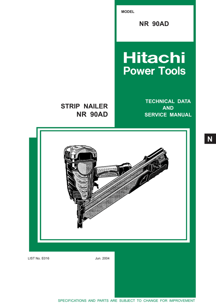 Hitachi 884970 Replacement Part for Power Tool Pushing Lever