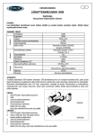 CRX CRX330 POWER INVERTER Instruction manual