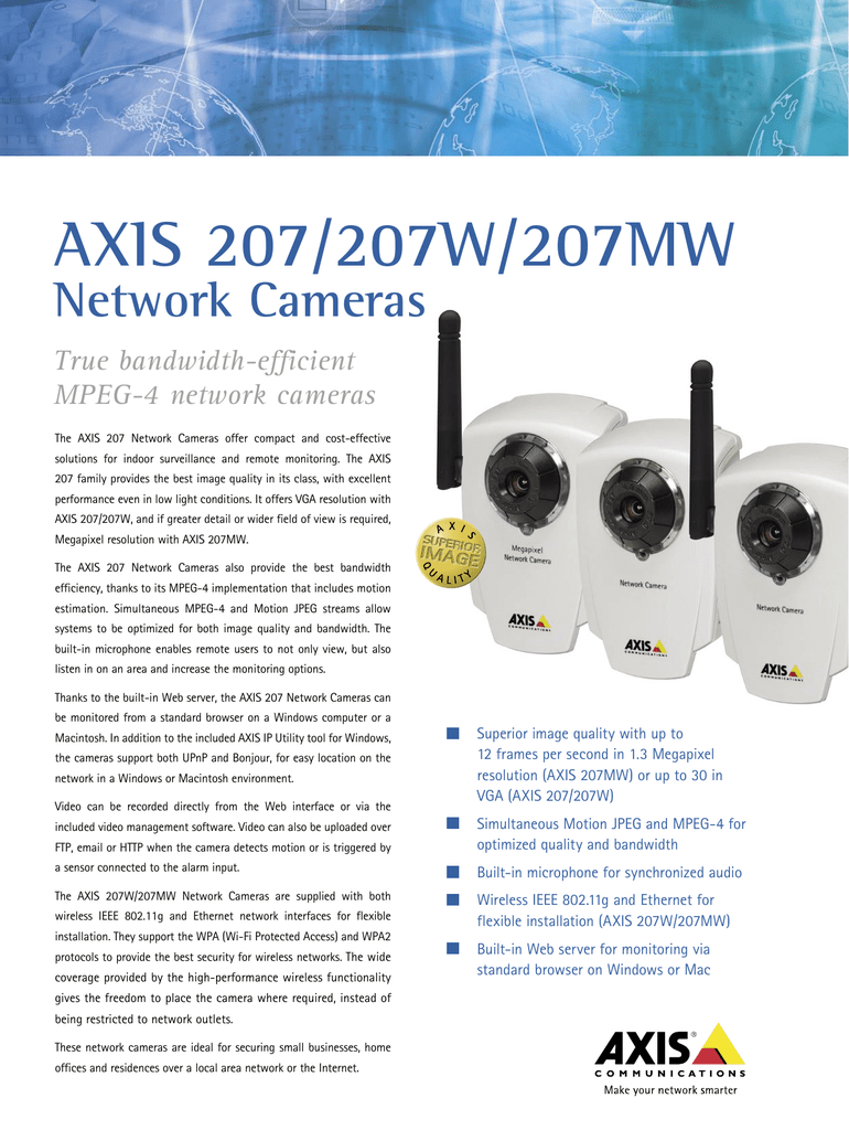 axis 207mw