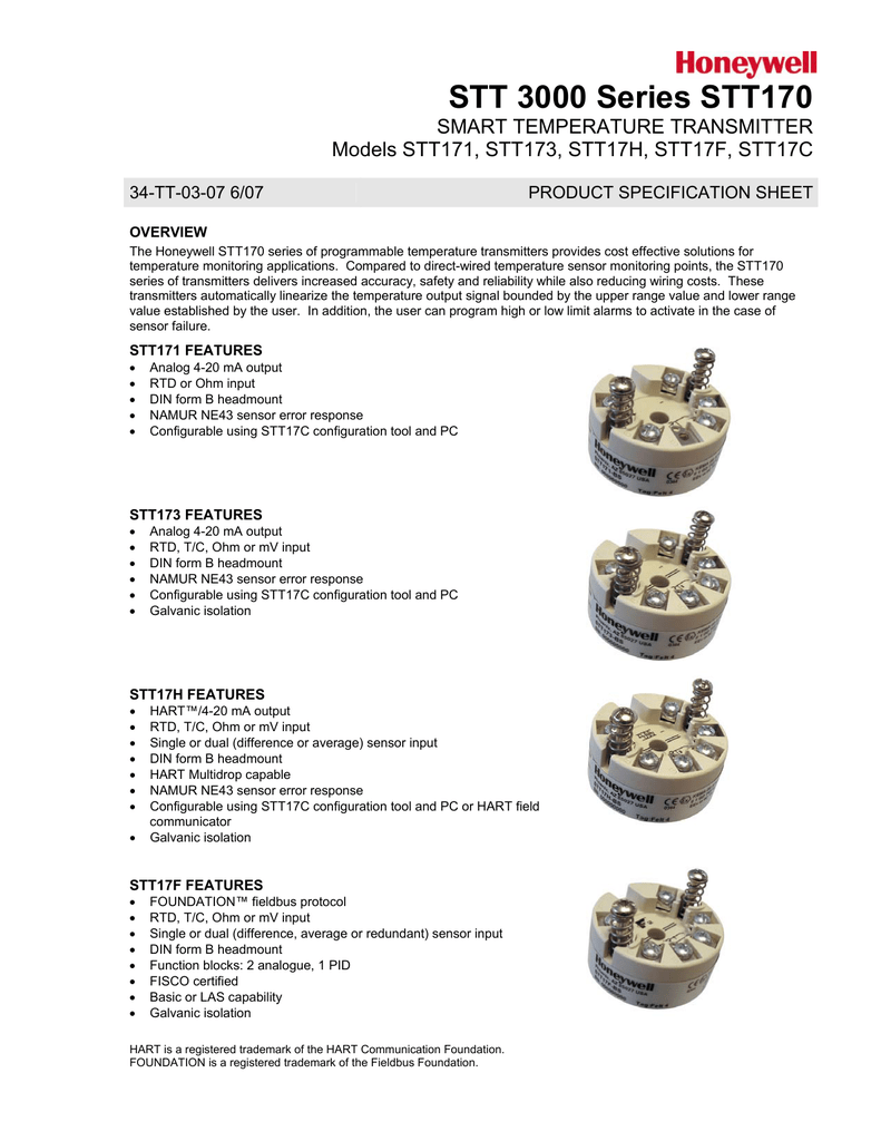 Transmisor de temperatura Smart STT170.pdf | Manualzz