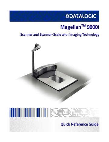 Datalogic Magellan 9800i 9800i Barcode Scanner Quick Reference Guide ...