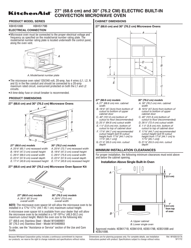 Built In Microwave Dimensions Bruin Blog