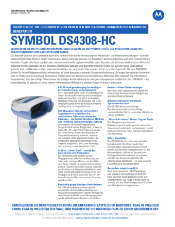 Symbol ds4308 настройка 1с