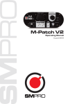 SM ProAudio M-Patch V2 Operating Manual