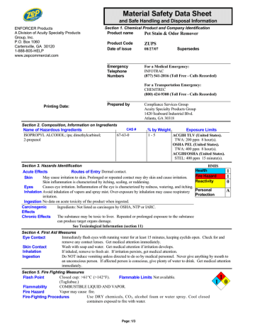 zep pet stain remover