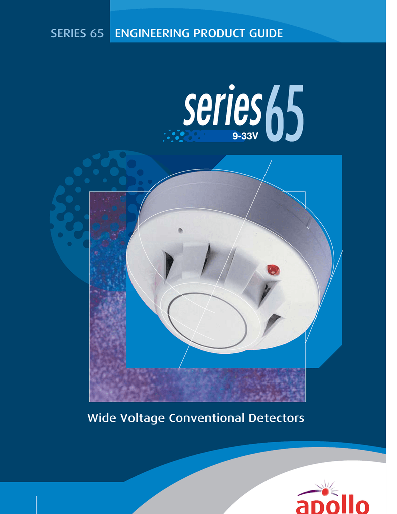 APOLLO 55000-317 SERIES 65 Optical Smoke Detector Fire Alarm Conventional System