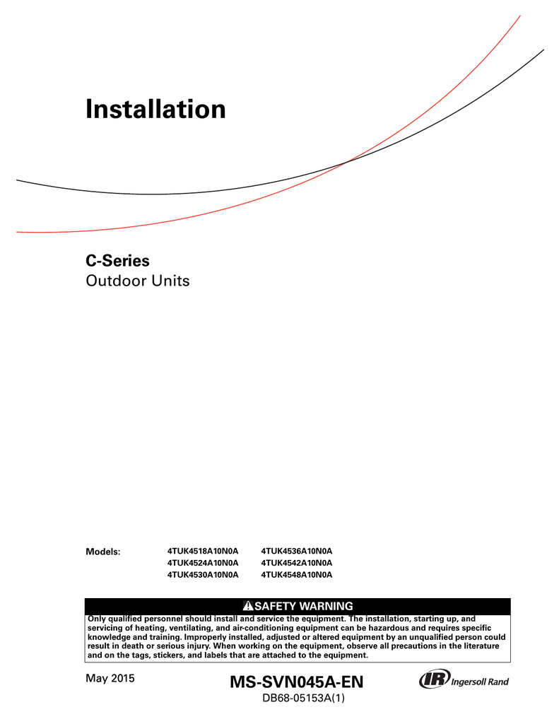 Manual Ingersoll Rm 48 Mower Assembly