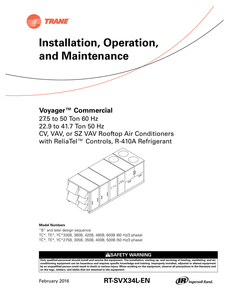 Trane Ycd 480 Wiring Diagram - Wiring Diagram