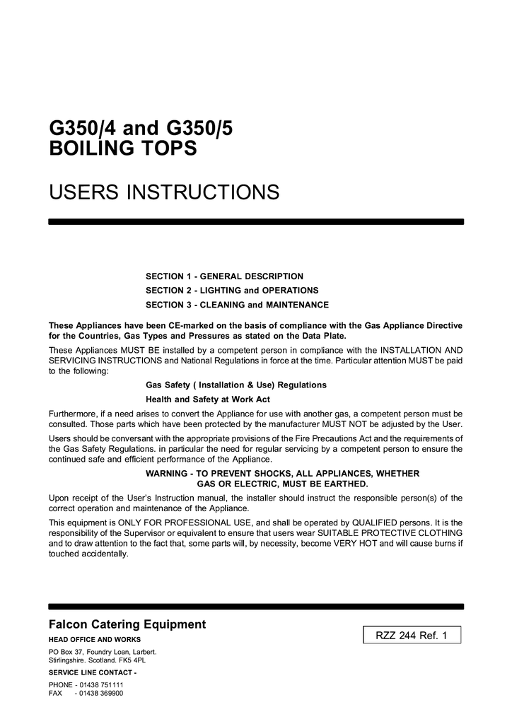 G350-4! Spares List.PDF | Manualzz