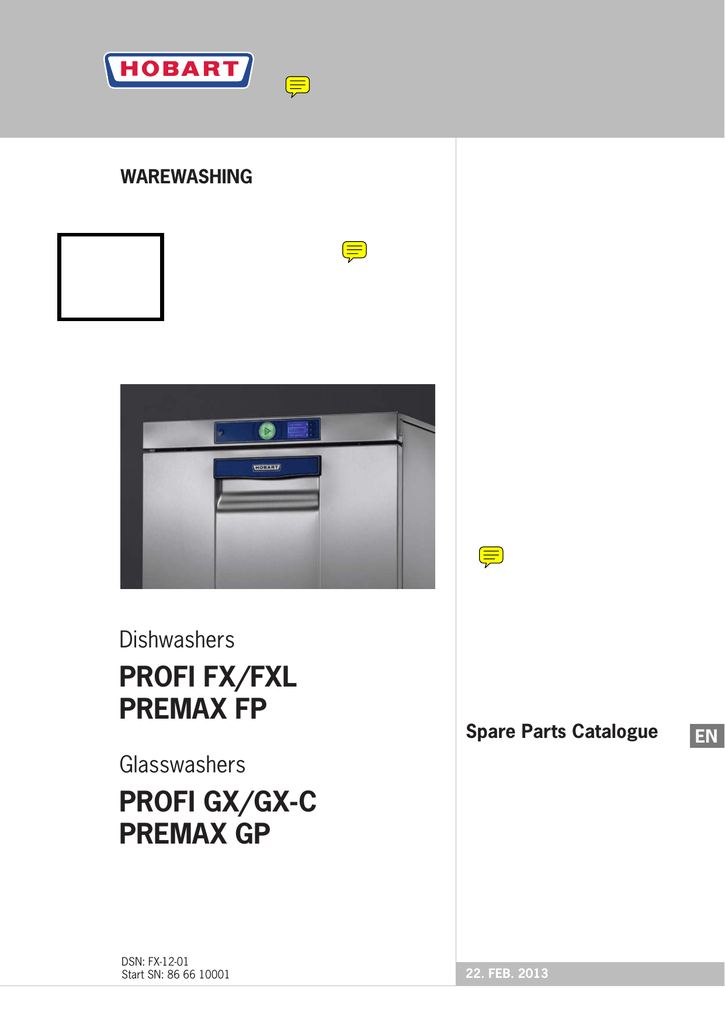 Hobart Dishwasher Spare Parts Manual | Reviewmotors.co