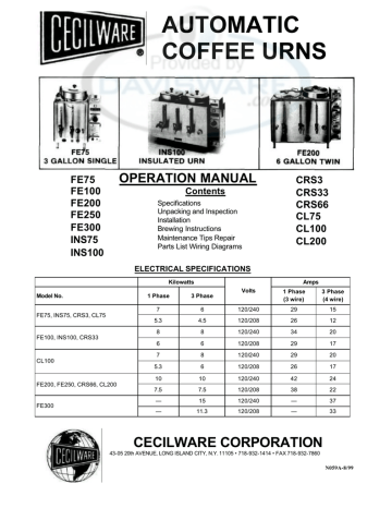 FE200! Operation Manual.pdf | Manualzz