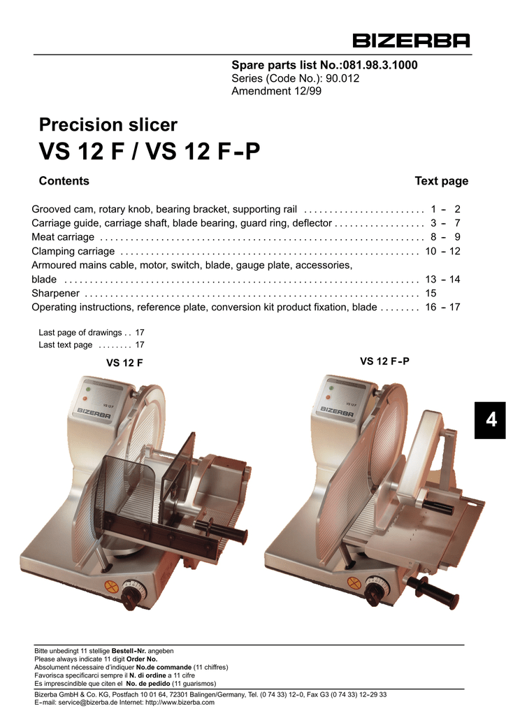 Bizerba Spare Parts Reviewmotors.co