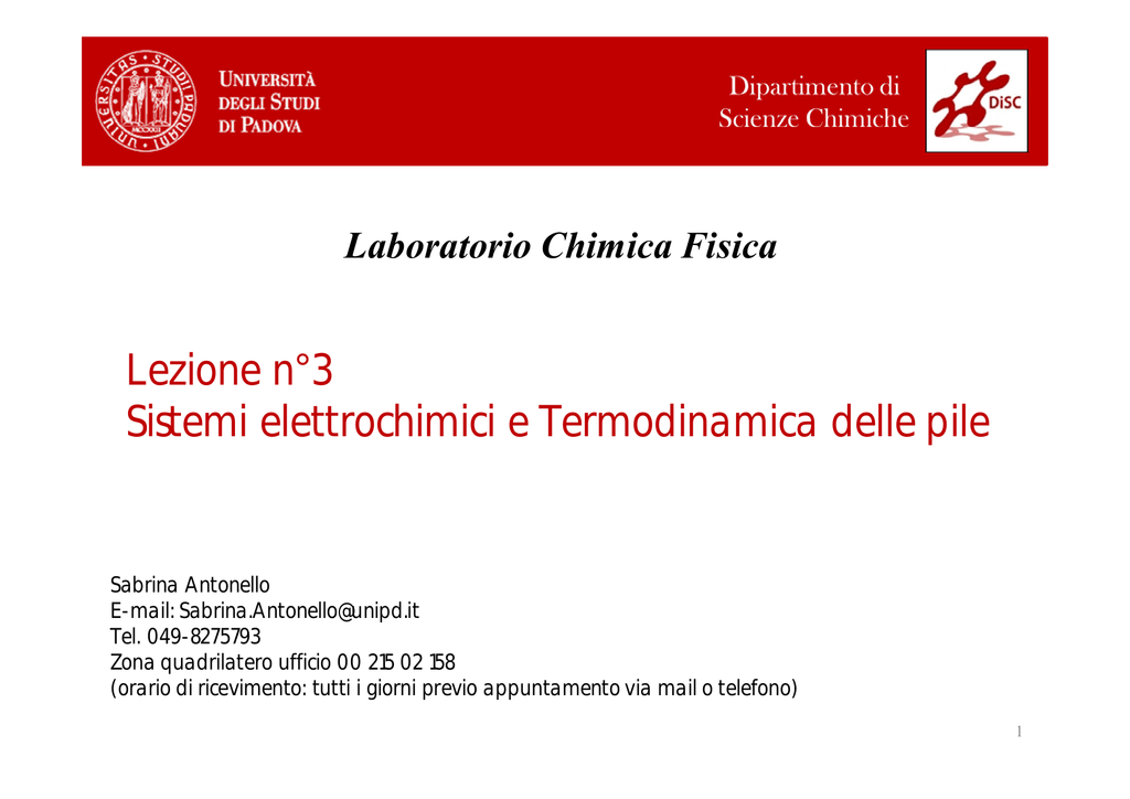 SCARICARE ELETTROCHIMICA PILA