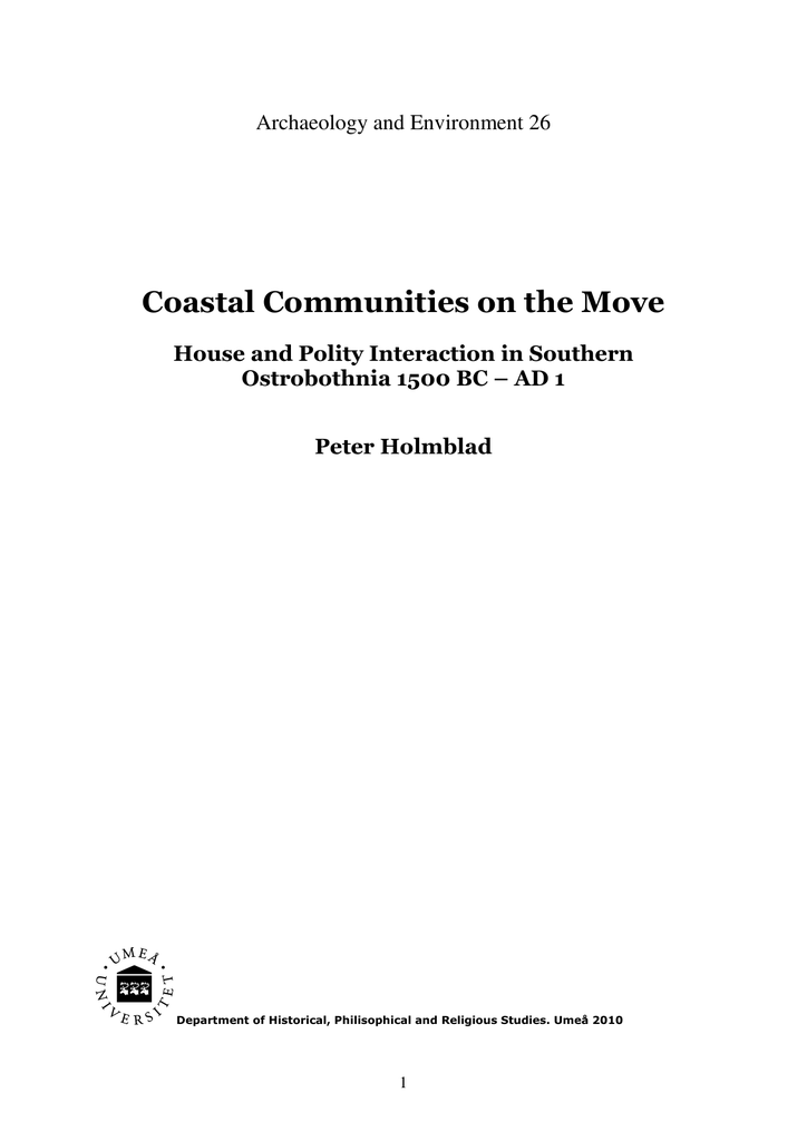 Coastal Communities On The Move Manualzz