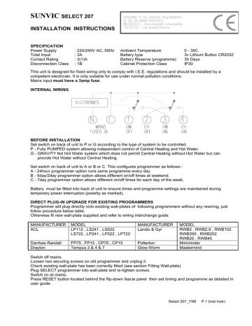 Sunvic Heating Wiring Diagram - Wiring Diagram