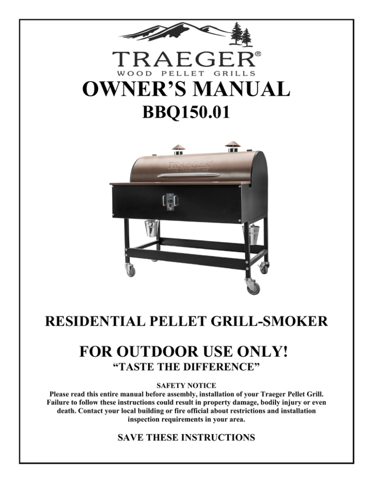 Traeger Smoker User Manual