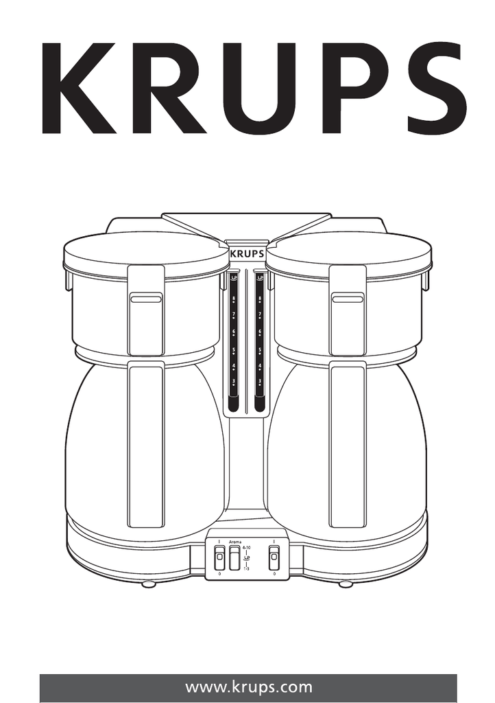 Krups 324 Dual Carafe Coffee Machine