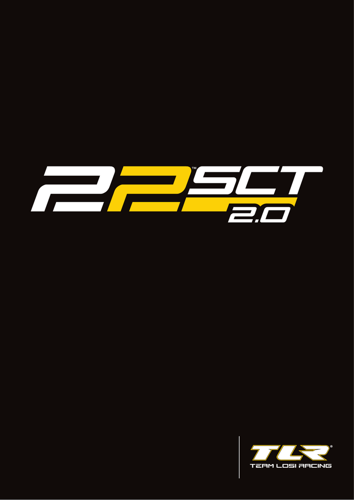 22SCT Rear Motor Team Losi Racing SCT 22 2.0 TLR4170 Rear Bumper Set