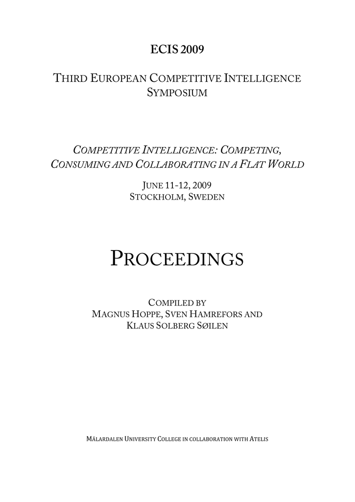 P Roceedings Ecis Manualzzcom - 