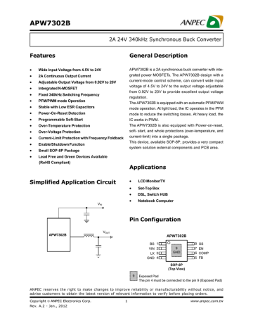 Сгорает apw7302b при подключении блока питания