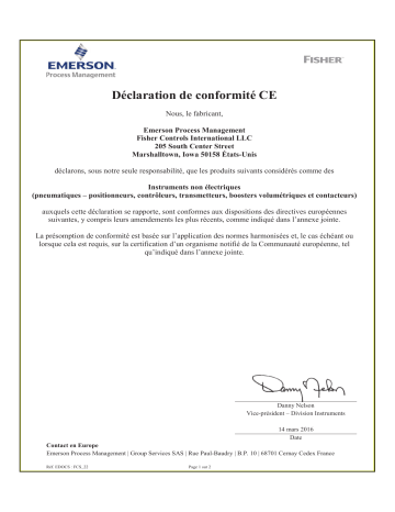 Déclaration de conformité CE | Manualzz