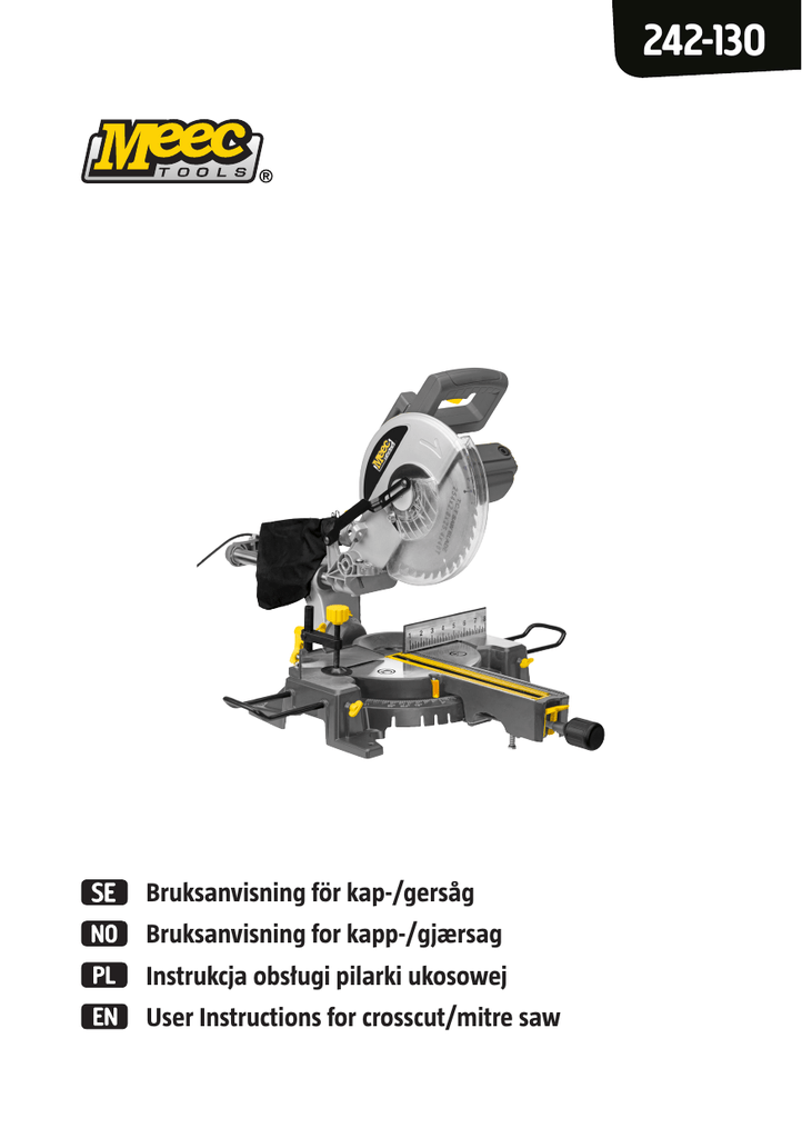 Image of Meec Tools 242-130 circular saw