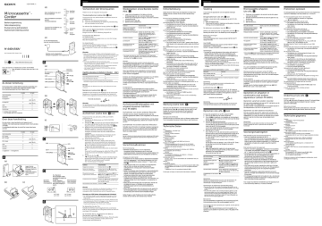 Sony M-540V Benutzerhandbuch | Manualzz