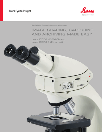 Image Sharing Capturing And Archiving Made Easy Leica Icc50 W Wi Fi And Manualzz
