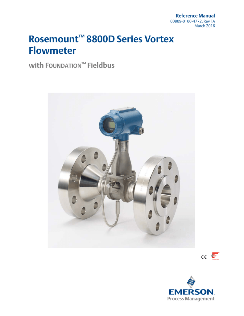 Rosemount 8800d Series Vortex Flowmeter With F Manualzz
