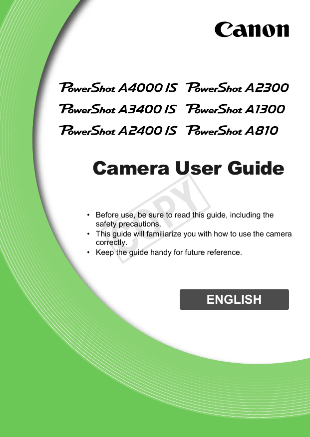 Canon 6193B001 Digital Camera User manual Manualzz