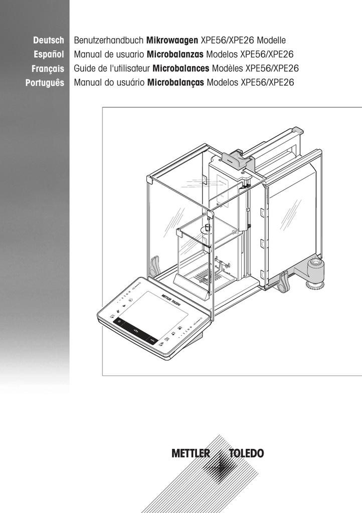 Mettler Toledo XPE56 Benutzerhandbuch Manualzz