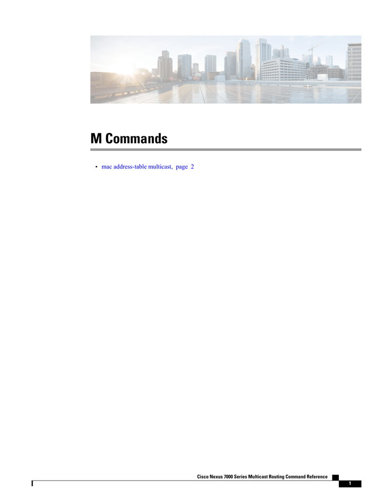 cisco mac address-table command