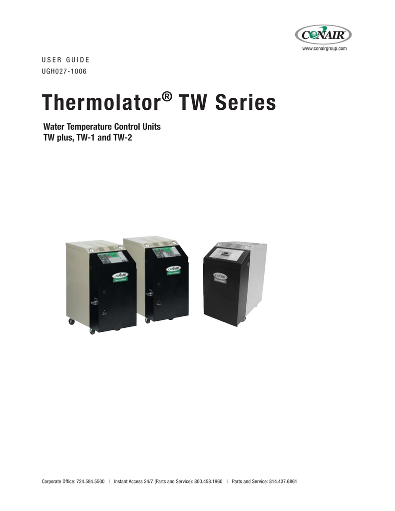 Thermolator TW Series ® Water Temperature Control Units