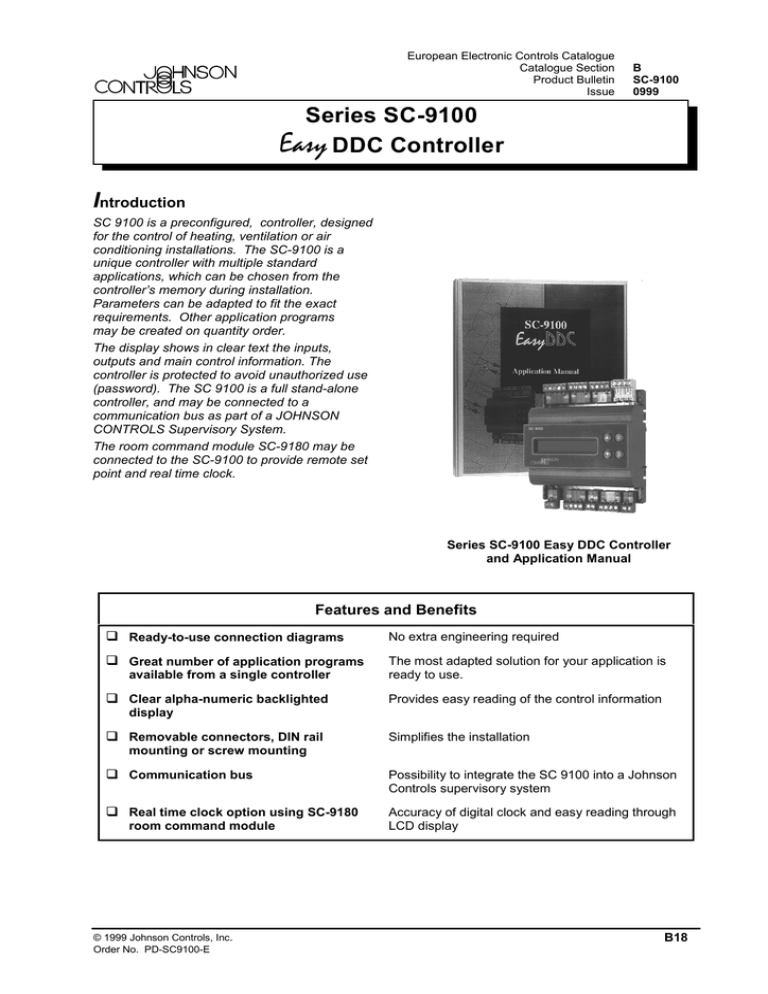 Easy Series Sc 9100 Ddc Controller I Manualzz