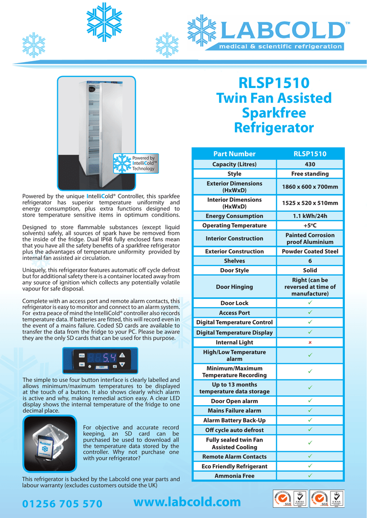 Rlsp1510 Twin Fan Assisted Sparkfree Refrigerator Manualzz Com