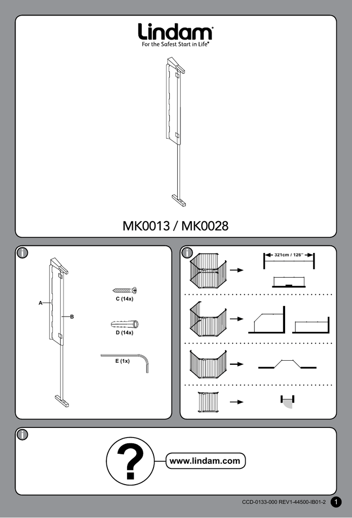 lindam mk0001 stair gate