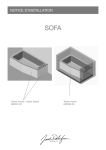 Notice d'installation baignoire SOFA, E22C 120-GA, E22C 140-GA, E22C 160-GA, E22C 170-GA, E22FC 80-GA, E22FC 90-GA