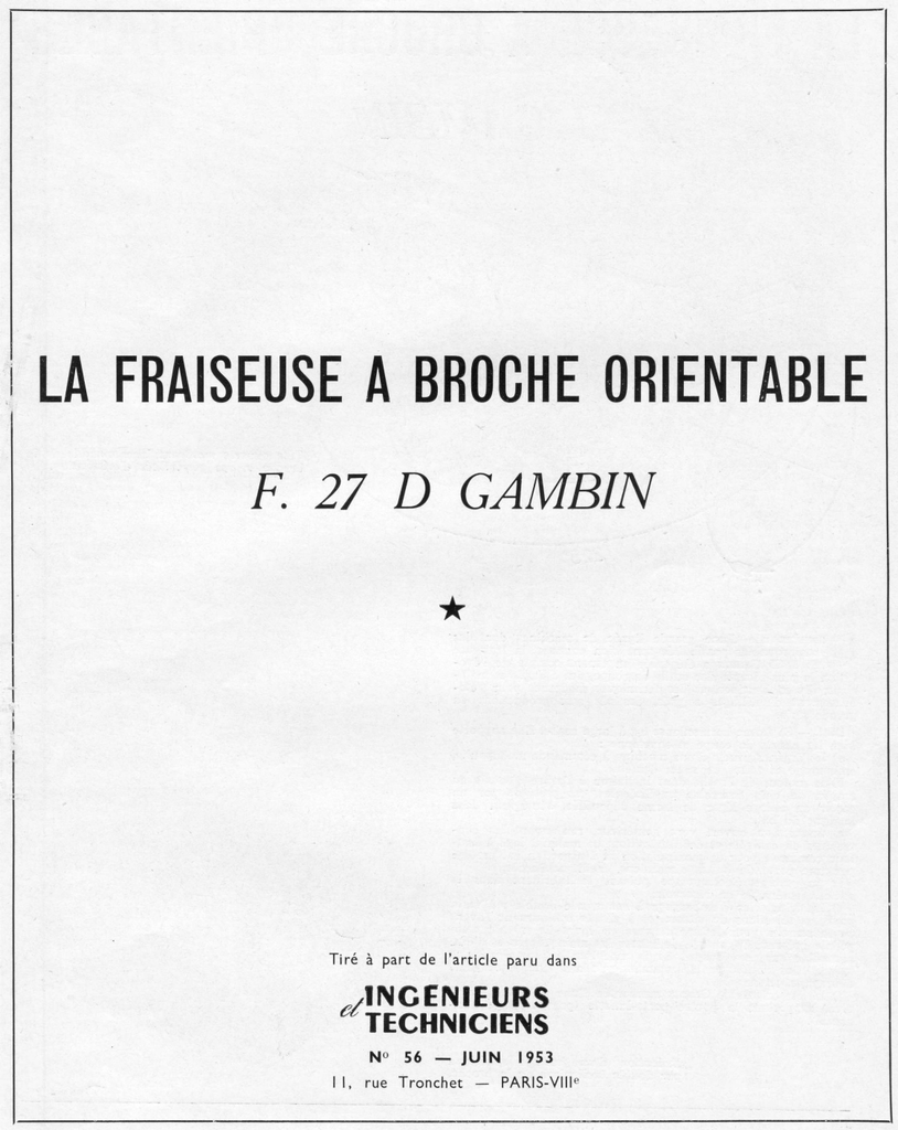 I La Fbaiseuse A Broci E Orientable F 27 D Gambiiv Manualzz