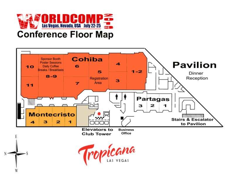 Orldcomp Conference Floor Map Pavilion Cohiba Manualzz