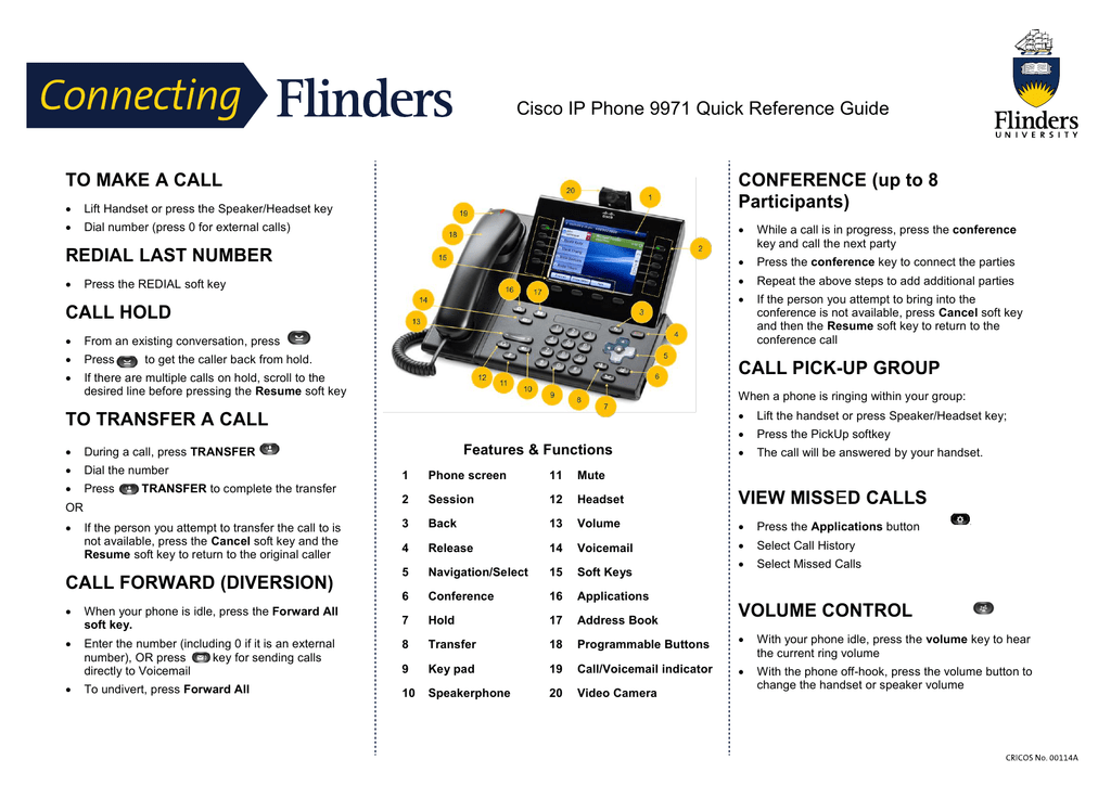 Cisco Ip Phone 9971 Quick Reference Guide To Make A Call Participants Manualzz Cisco Ip Phone 9971 Quick Reference Guide To Make A Call Participants Manualzz