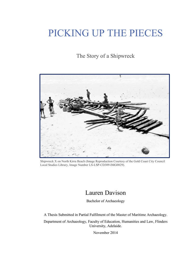 Flinders archaeology thesis picture