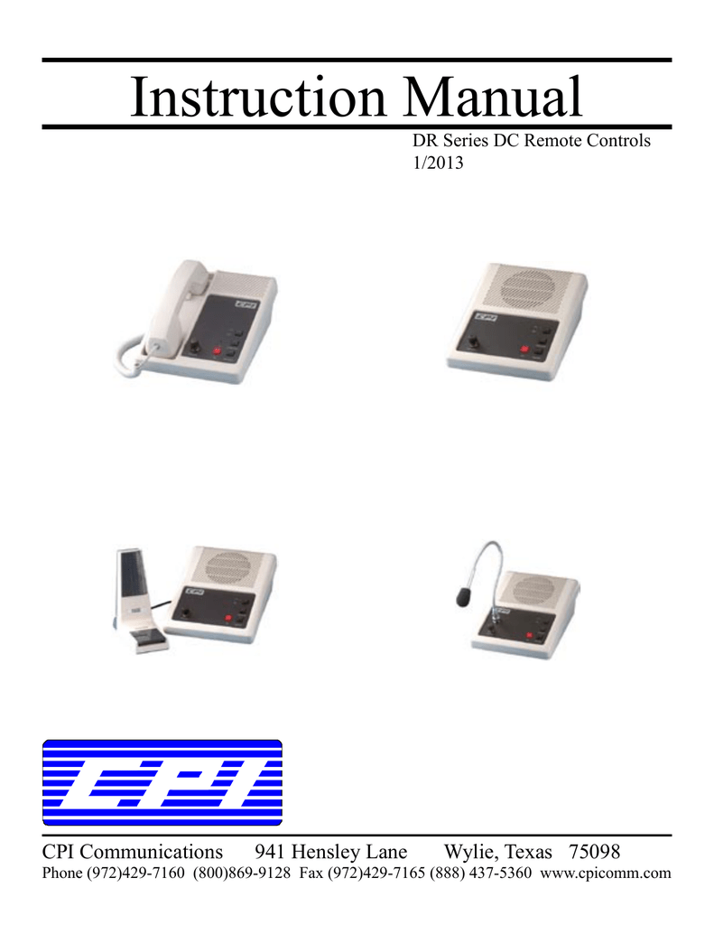 F201R and F601R Filter Replacement Installation Manual
