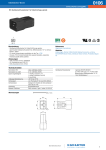 SCHURTER 0106 I Ger&auml;teanschlussstecker Datasheet