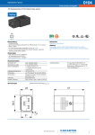 SCHURTER IEC Ger&auml;testeckdose C19 Datasheet